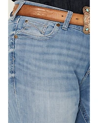 Ariat Women's Nebraska Light Wash Mid Rise Hope Stretch Bootcut Jeans - Plus