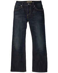 Wrangler Little Boys' Dark Wash Bootcut Denim Jeans