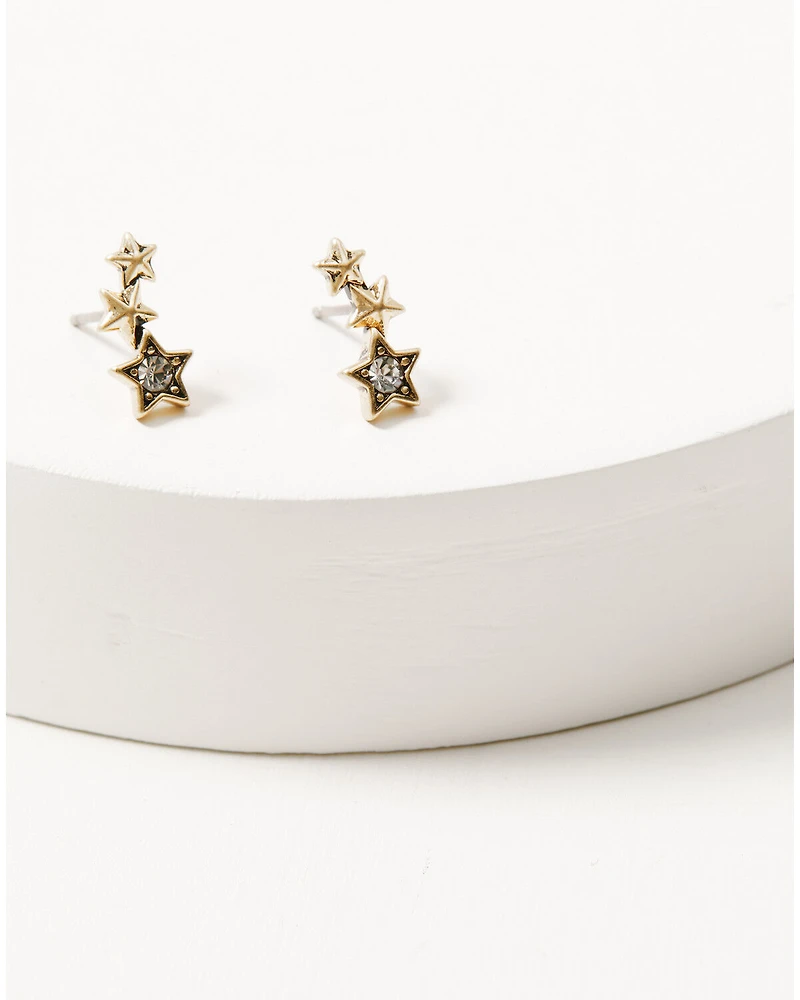Lainey Wilson Women's Country Cool  Star Earring Set - 3 Piece