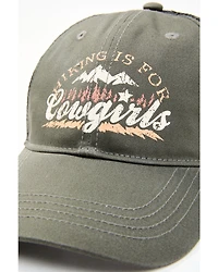 Shyanne Women's Hiking Is For Cowgirls Mesh-Back Ball Cap