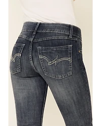 Wrangler Women's Medium Wash Straight Leg Jeans