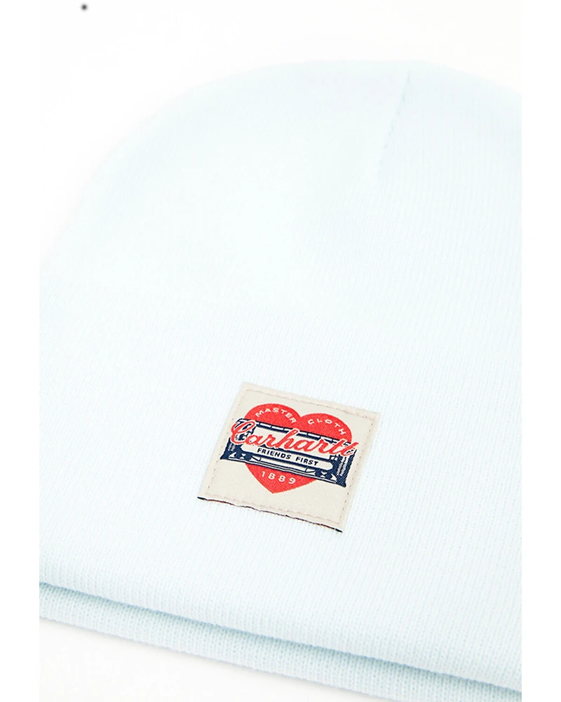 Carhartt Knit Cuffed Logo Heart Patch Beanie