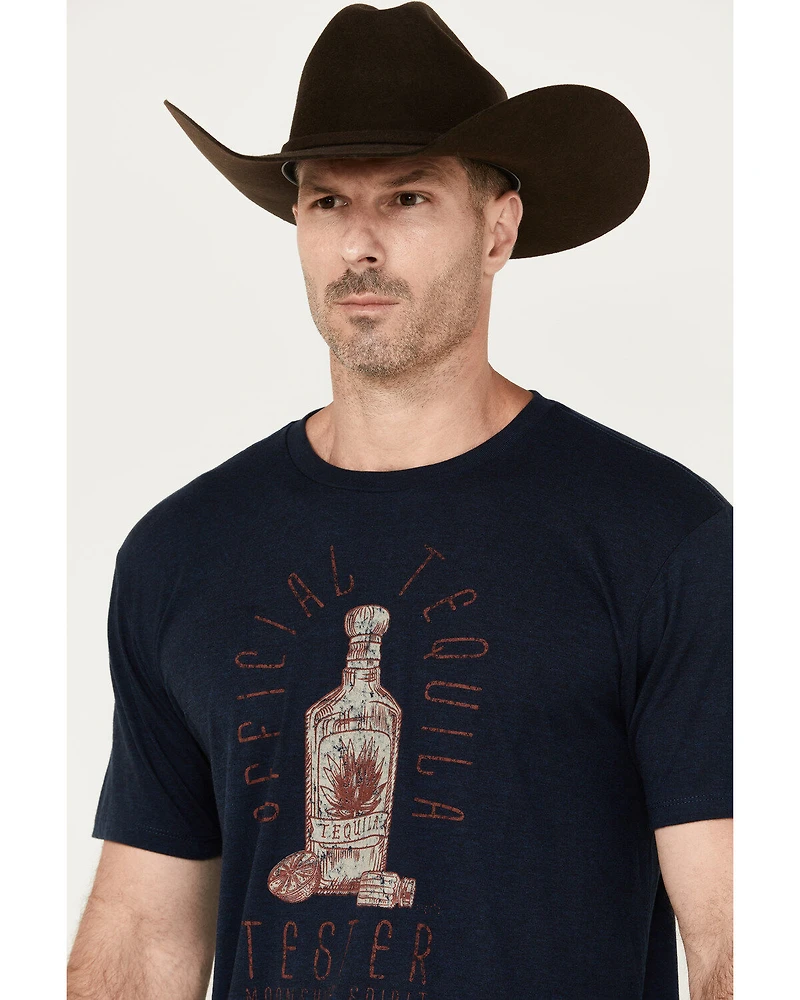 Moonshine Spirit Men's Tequila Tester Short Sleeve Graphic T-Shirt