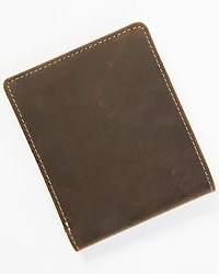 Hawx Men's Brown Flag Bifold Wallet