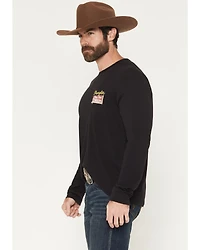 Wrangler Men's Long Live Cowboys Sleeve Graphic T-Shirt