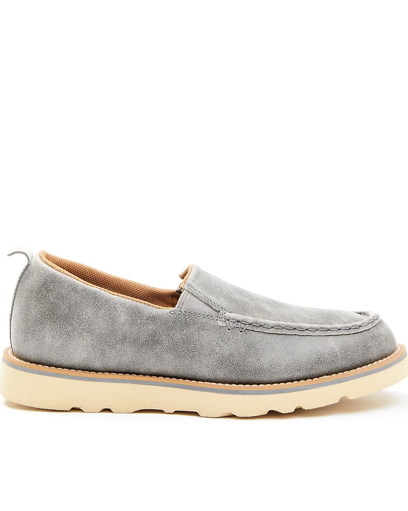 Wrangler Footwear Men's Casual Wedge Shoes - Moc Toe