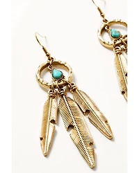 Shyanne Women's Summer Solstice Feather Earrings