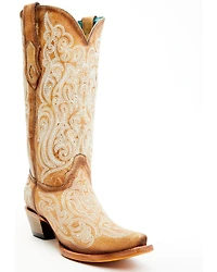 Corral Women's Crackled Western Boots - Snip Toe