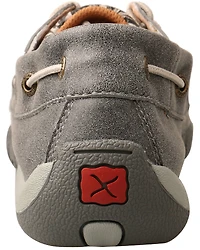 Twisted X Women's Tooled Boat Shoes - Moc Toe