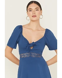 Idyllwind Women's Dudley Print Short Sleeve Midi Dress