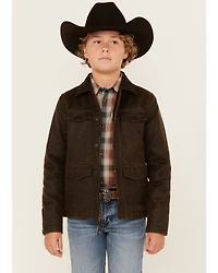 Cody James Boys' Road Dust Oil Skin Jacket