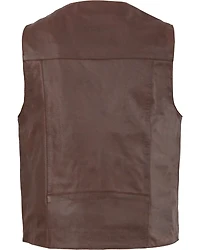 Milwaukee Leather Men's Western Plain Side Vest - Big 5X