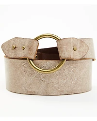 Cleo + Wolf Women's Round Buckle Loop Snap Waist Belt