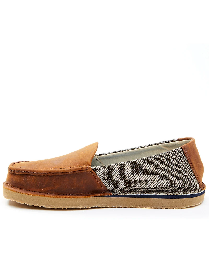 Wrangler Footwear Men's Slip-On Loafers - Moc Toe