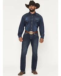 Hooey by Rock & Roll Denim Men's Revolver Dark Wash Slim Straight Reflex Stretch Jeans
