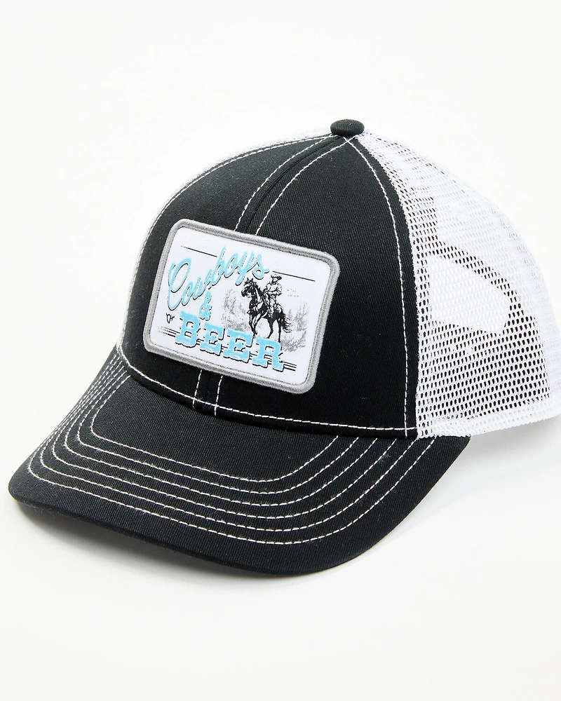 Cowgirl Hardware Men's Cowboys and Beer Ball Cap