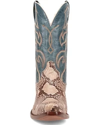 Dan Post Men's Exotic Python Western Boots - Snip Toe