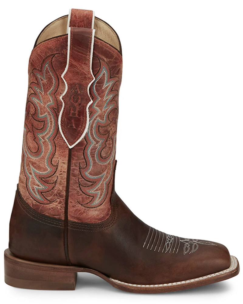 Justin Women's Stoneage Western Boots - Broad Square Toe
