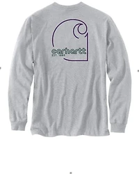 Carhartt Men's Loose Fit Heavyweight Long Sleeve Graphic T-Shirt