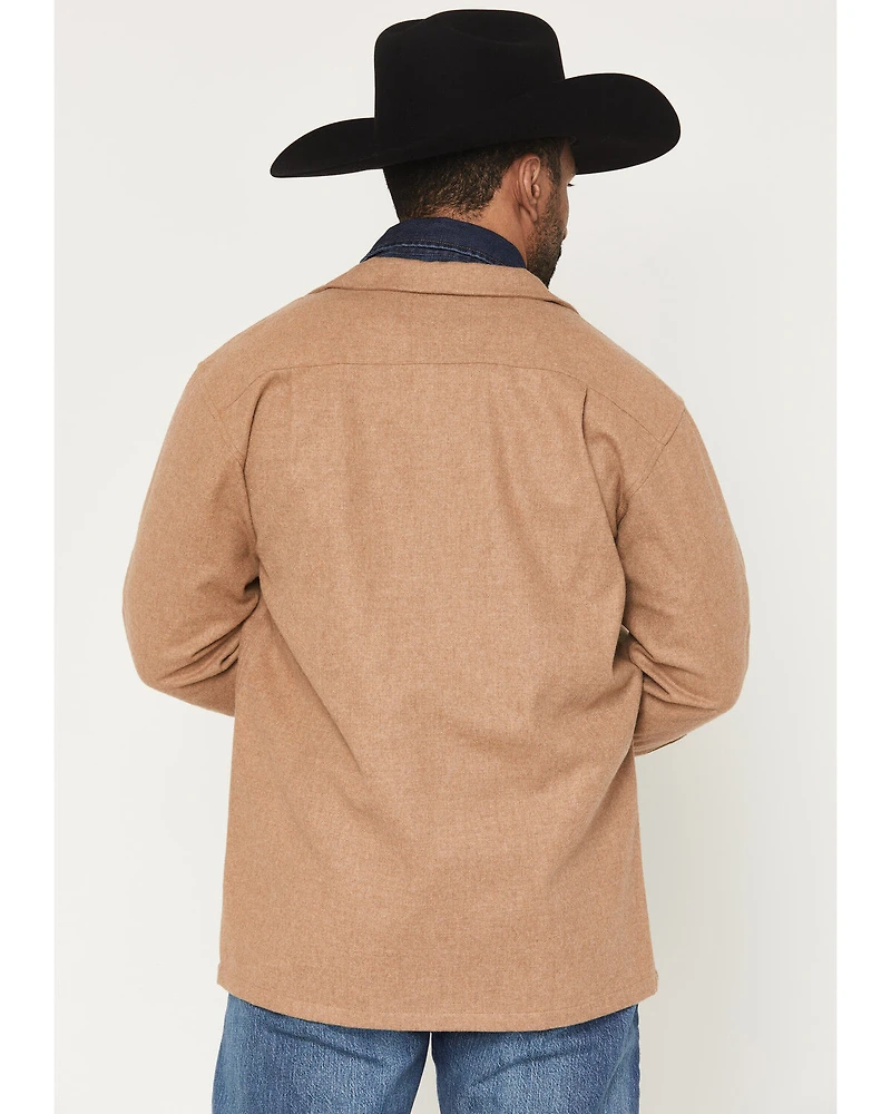 Pendleton Men's Original Board Solid Long Sleeve Button-Down Shirt Jacket