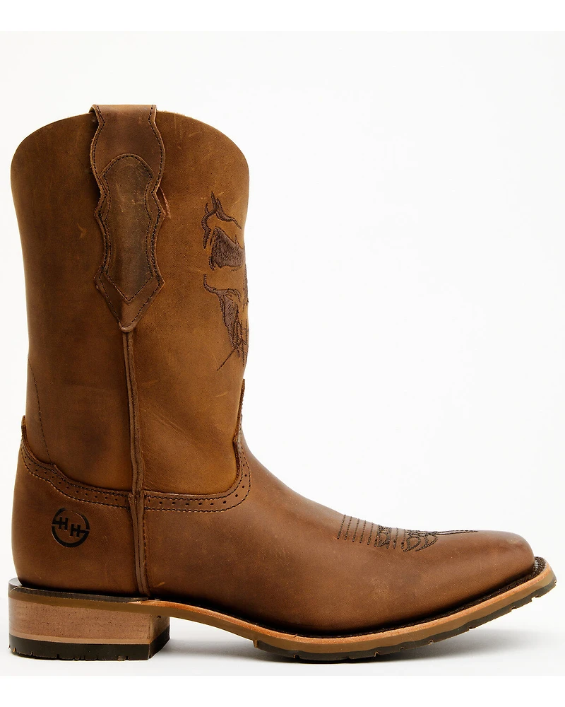 Double H Men's 11" Stockman Ice Roper Western Boots - Broad Square Toe