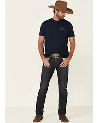 Cody James Men's Barn Sour Wash Jackson Slim Straight Stretch Denim Jeans