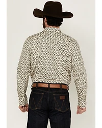 Cody James Men's Gravity Paisley Print Long Sleeve Snap Western Shirt - Tall