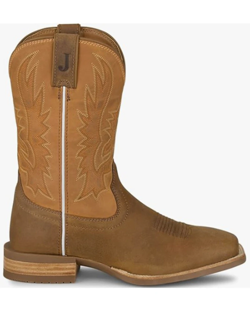 Justin Men's Rustle Performance Western Boots - Broad Square Toe