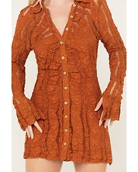 Free People Women's Shayla Lace Mini Dress