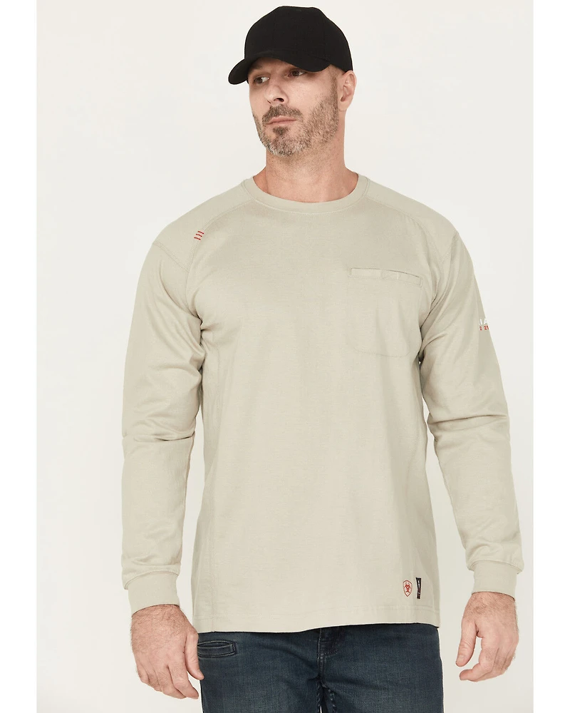Ariat Men's FR Air USA Scream Long Sleeve Work T-Shirt - Big