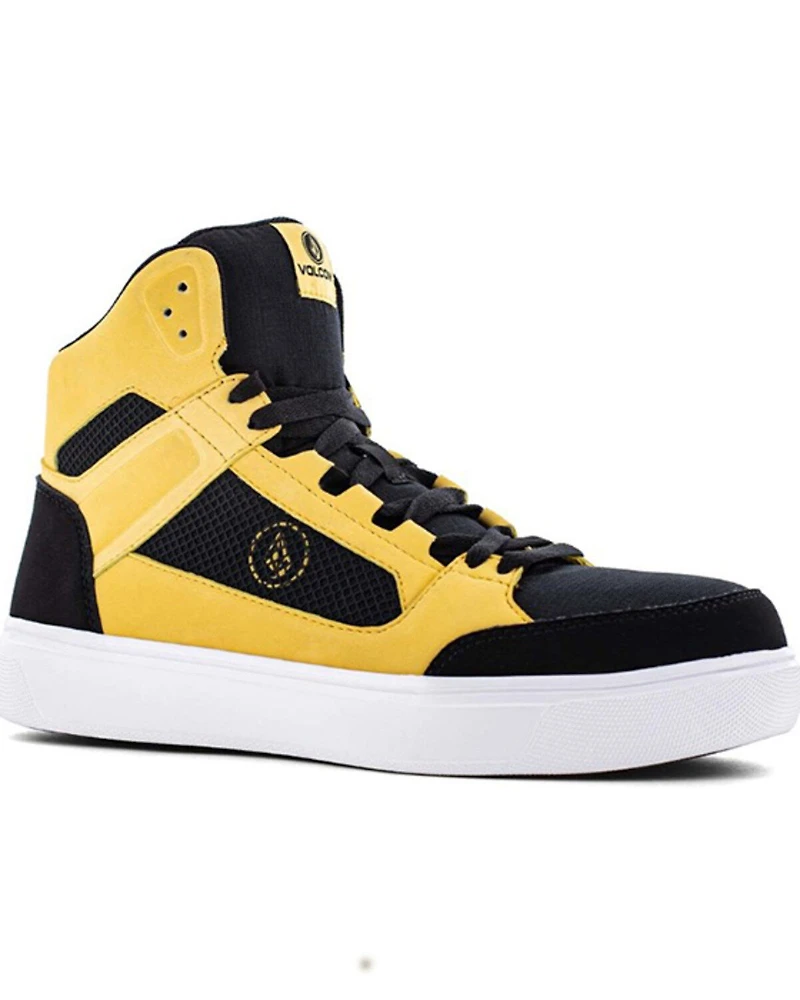 Volcom Men's Evolve Skate Inspired High Top Work Shoes - Composite Toe