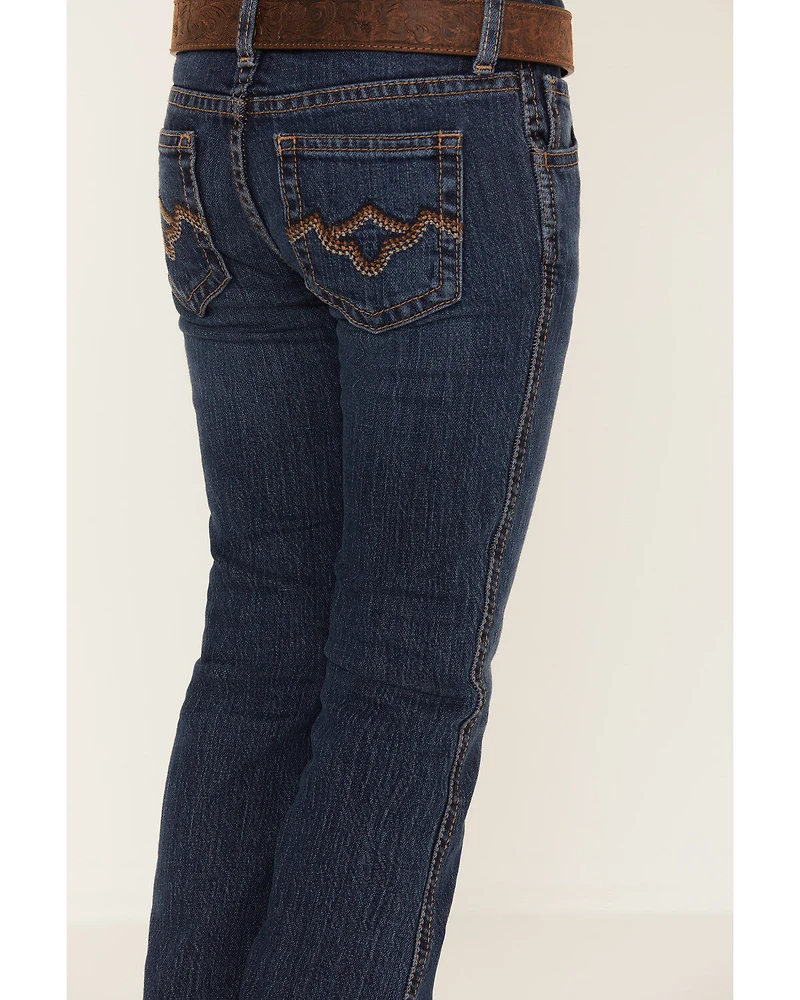 Shyanne Little Girls' Harrah Dark Wash Bootcut Jeans