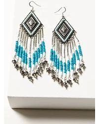 Idyllwind Women's Legend Hall Beaded Fringe Earrings