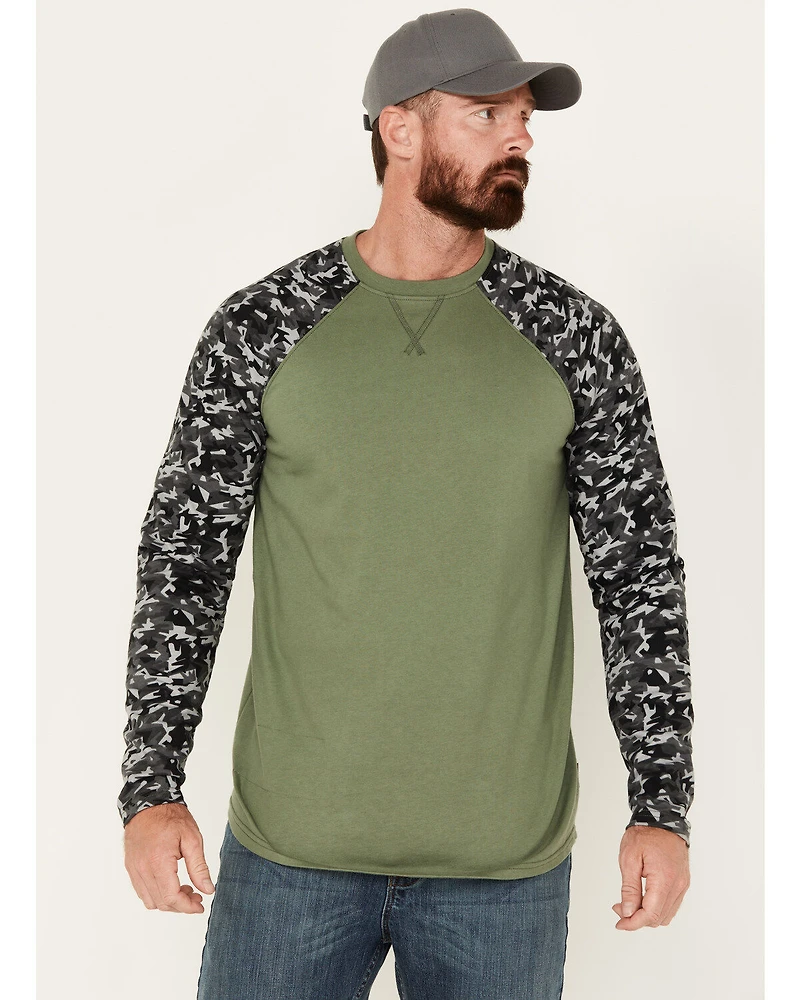 Cody James Men's FR Color Block Baseball Work T-Shirt