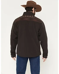 Cinch Men's Logo Bonded Softshell Jacket
