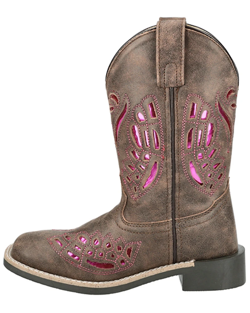 Smoky Mountain Girls' Trixie Western Boots - Broad Square Toe