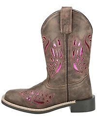 Smoky Mountain Girls' Trixie Western Boots - Broad Square Toe