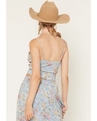 Originality Women's Boot Barn Exclusive Printed Lace Corset Tank