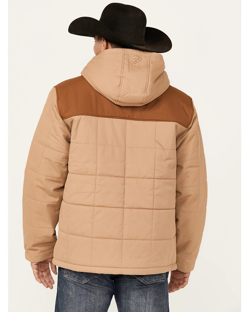 Ariat Men's Color Block Insulated Hooded Jacket