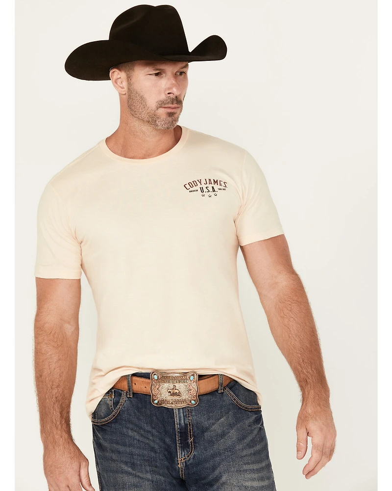 Cody James Men's Rag And Bones Americana Short Sleeve Graphic T-Shirt