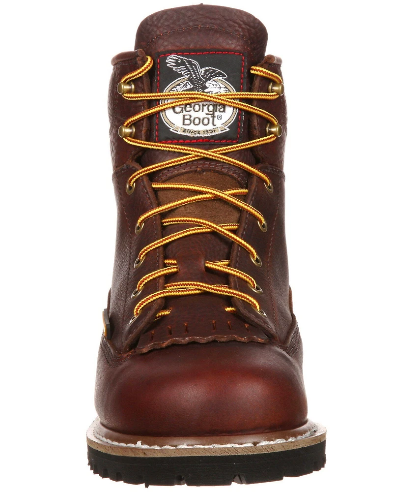 Georgia Boot Men's 6" Waterproof Lace-To-Toe Work Boots - Soft Toe