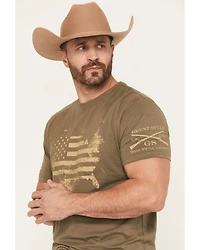 Grunt Style Men's American Acid Short Sleeve Graphic T-Shirt