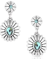 Montana Silversmiths Women's Heyday Blossom Earrings