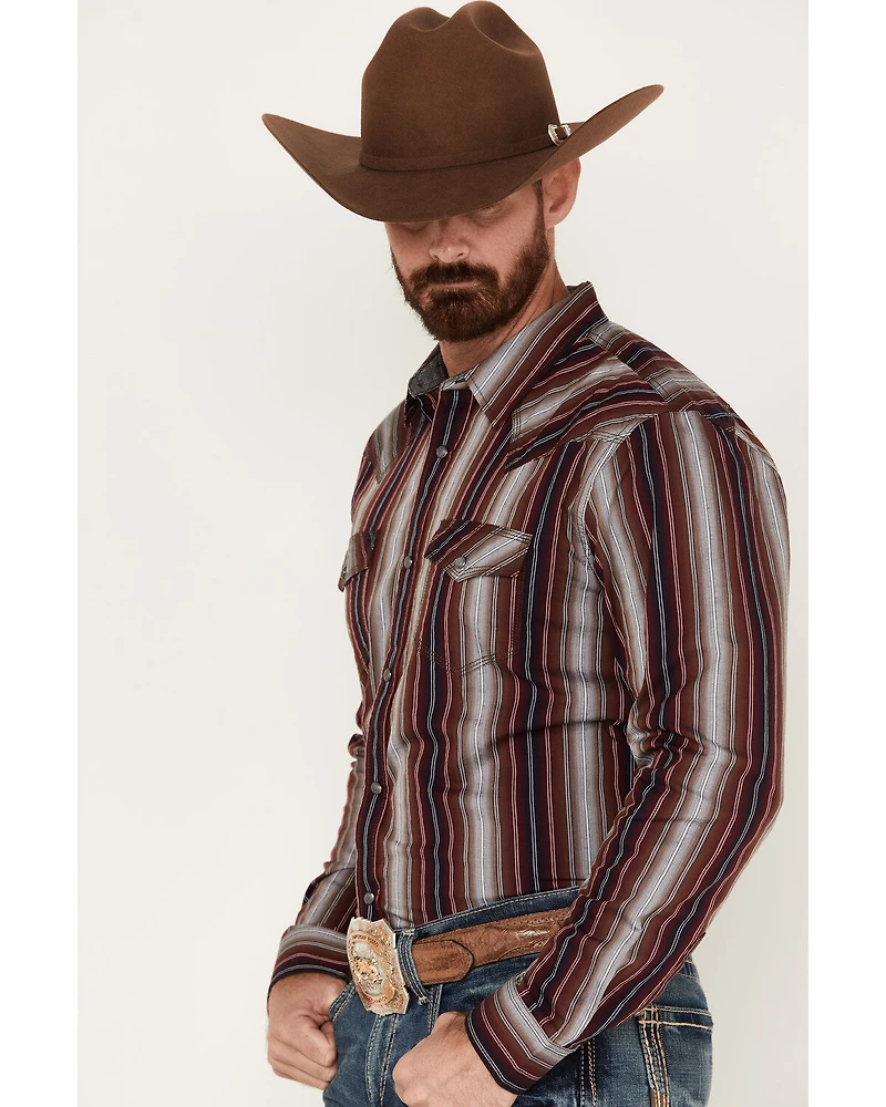 Moonshine Spirit Men's The Vault Long Sleeve Snap Western Shirt