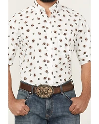 Ariat Men's Westscott Geo Print Short Sleeve Button-Down Western Shirt