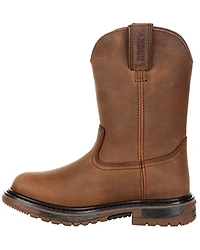 Rocky Boys' Original Ride FLX Waterproof Western Boots - Round Toe