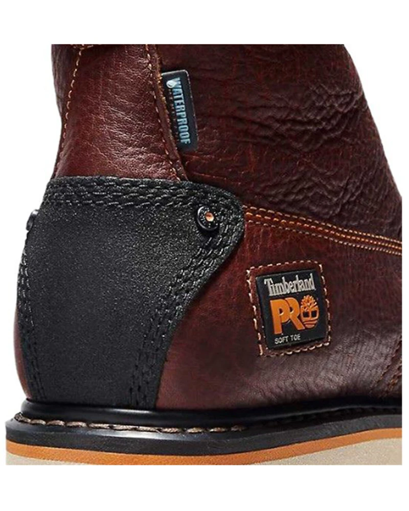 Timberland PRO Men's 6" Gridworks Waterproof Moc Work Boots - Soft Toe