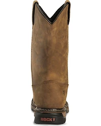 Rocky Men's Branson Saddle Steel Toe Roper Work Boots
