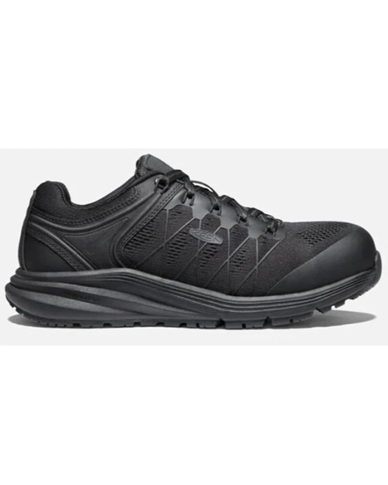 Keen Women's Black Vista Energy Work Shoes - Carbon Toe