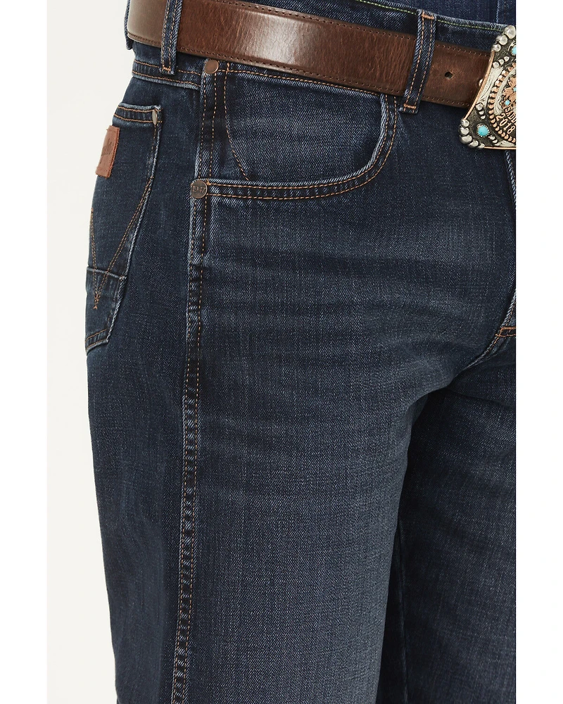 Wrangler Retro Men's 88MWZ Tilden Dark Wash Slim Straight Stretch Denim Jeans
